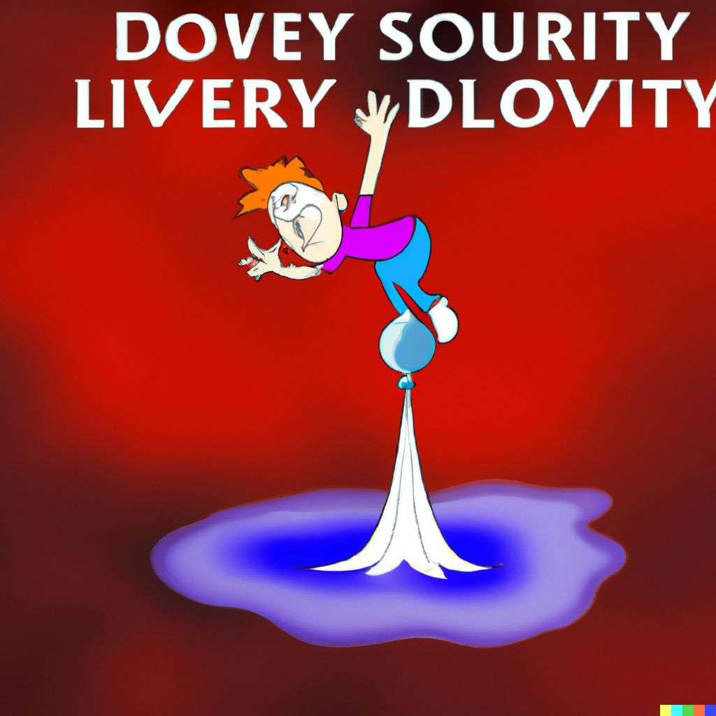 the discovery of gravity, in the style of a mid-20th century Disney cartoon